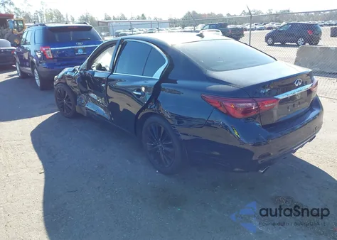 2018 Infiniti Q50 3.0T Luxe z USA, uszkodzony, nr VIN JN1EV7AP0JM357736